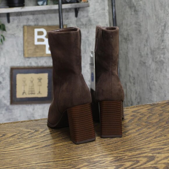 A New Day Womens Thora Dress Boots 88075698 Brown 7M - Picture 4 of 7